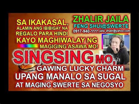 SINGSING, GAWING LUCKY CHARM – IBA’T IBANG RITUAL .